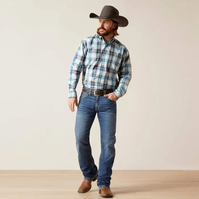 Men Denim Ariat M4 Relaxed Hugo Boot Cut Jean Bannock Men Denim Ariat M4 Relaxed Hugo Boot Cut Jean Bannock
