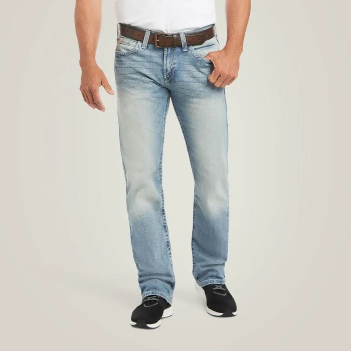 Men Denim Ariat M7 Rocker Stretch Stirling Stackable Straight Leg Jean Shasta Men Denim Ariat M7 Rocker Stretch Stirling Stackable Straight Leg Jean Shasta