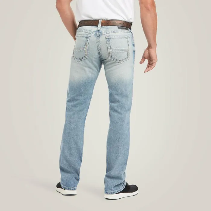 Men Denim Ariat M7 Rocker Stretch Stirling Stackable Straight Leg Jean Shasta Men Denim Ariat M7 Rocker Stretch Stirling Stackable Straight Leg Jean Shasta