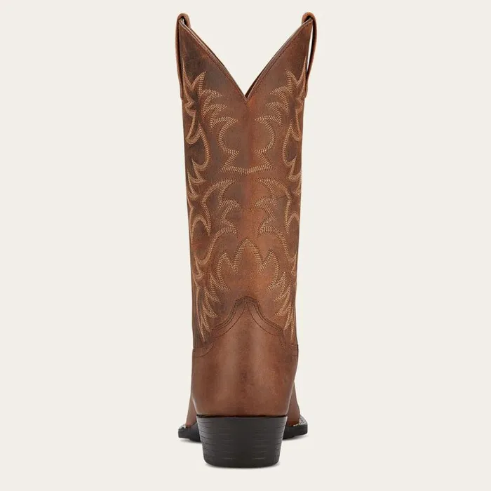 Men Dress and Fashion Boots Ariat Heritage R Toe Western Boot Distressed Brown Men Dress and Fashion Boots Ariat Heritage R Toe Western Boot Distressed Brown