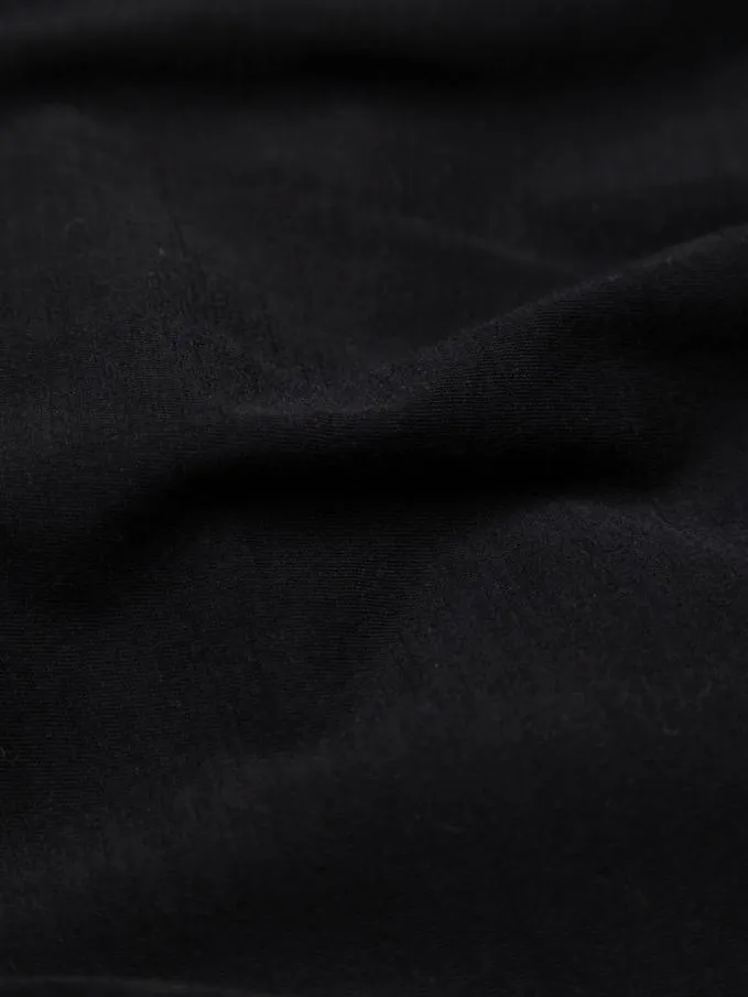 Men Eddy 20 Merino Wool Long Sleeve Base Layer Black Finisterre Base Layers and Underwear