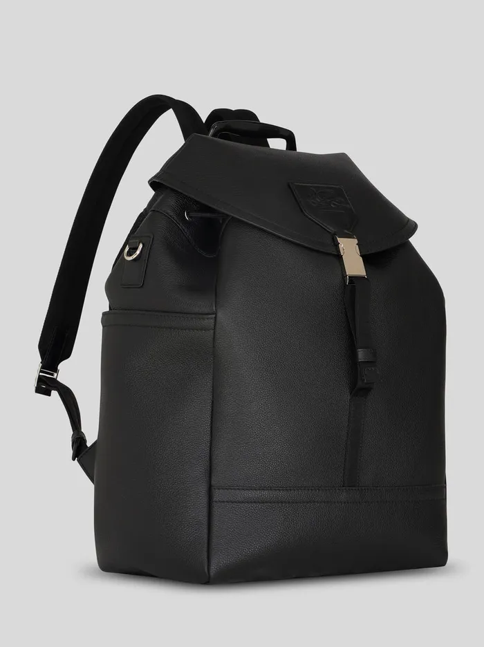 Men Etro Backpacks And Belt Bags Large Leather Backpack Black Men Etro Backpacks And Belt Bags Large Leather Backpack Black