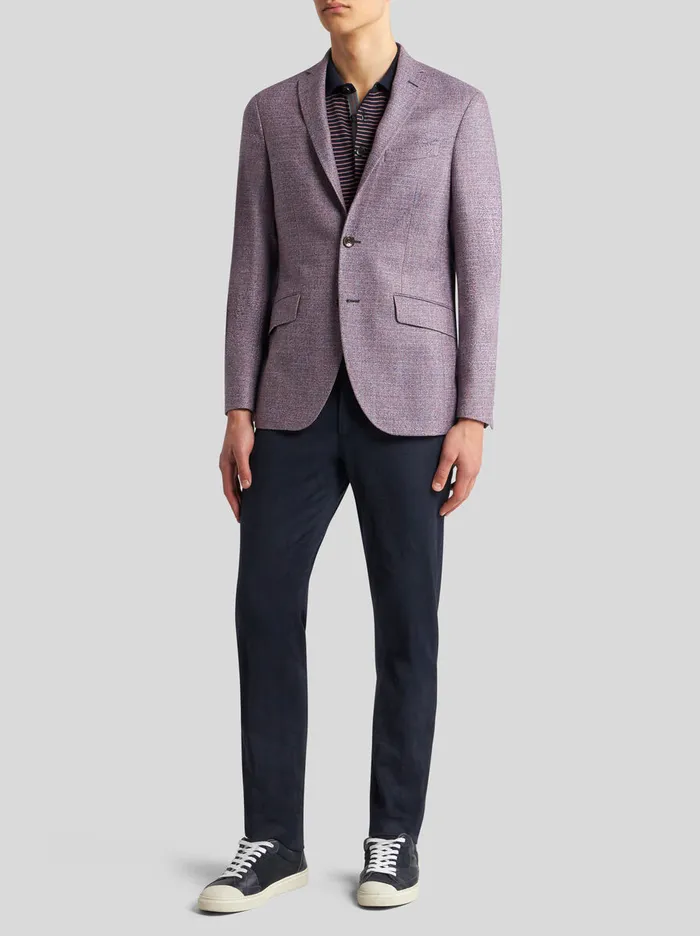 Men Etro Trousers SlimFit Trousers Navy Blue Men Etro Trousers SlimFit Trousers Navy Blue