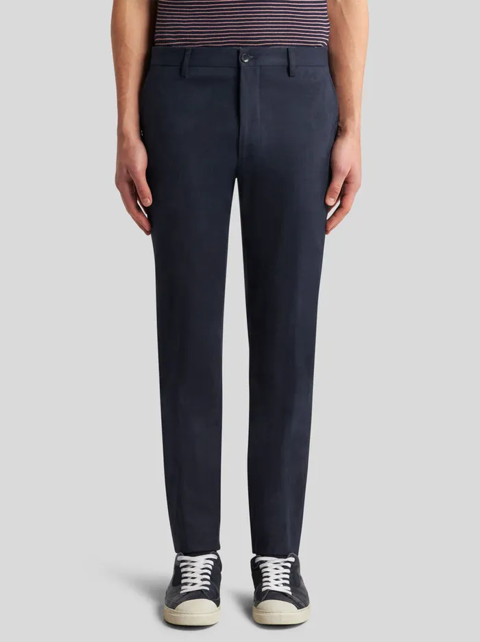 Men Etro Trousers SlimFit Trousers Navy Blue Men Etro Trousers SlimFit Trousers Navy Blue