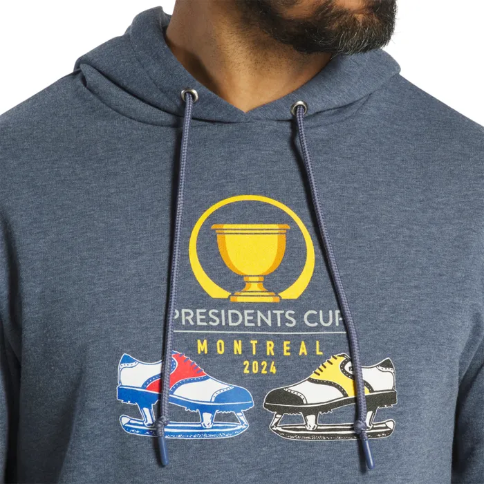 Men FootJoy Base MidLayers 2024 Presidents Cup Skate Hoodie Navy Men FootJoy Base MidLayers 2024 Presidents Cup Skate Hoodie Navy