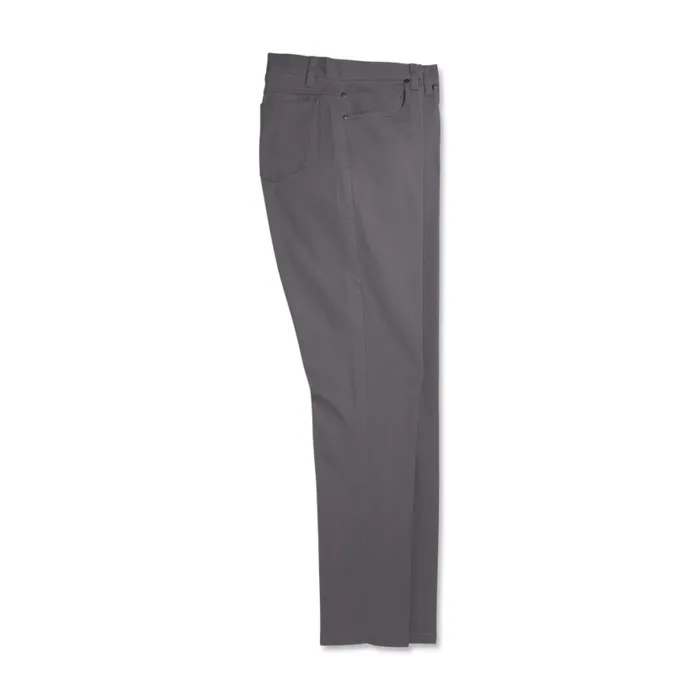 Men FootJoy Pants Cotton Twill 5Pocket Pant Grey Men FootJoy Pants Cotton Twill 5Pocket Pant Grey