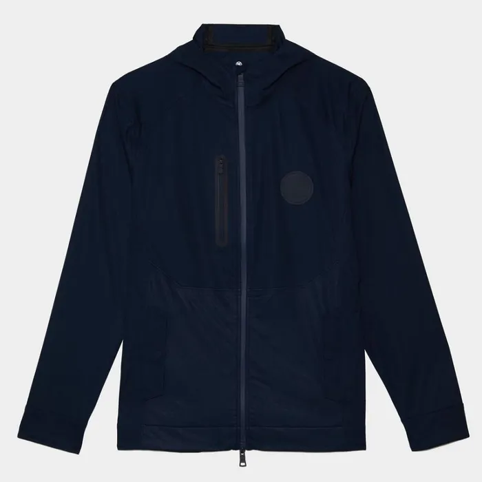 Men GFORE Navy Weather Resistant Repeller Golf Jacket