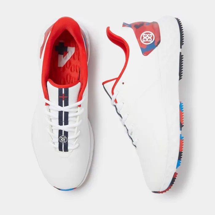 Men GFORE White Camo Accent Mg4 Golf Shoes