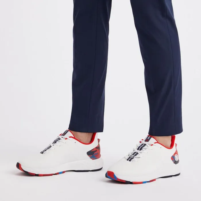 Men GFORE White Camo Accent Mg4 Golf Shoes