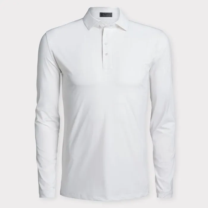 Men GFORE White Ice Nylon Slim Fit Sun Shirt Golf Jacket