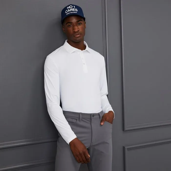Men GFORE White Ice Nylon Slim Fit Sun Shirt Golf Jacket