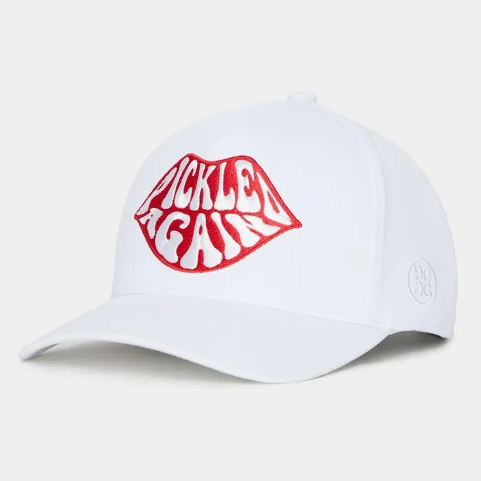 Men GFORE White Pickled Again Snapback Golf Hats