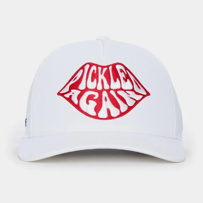 Men GFORE White Pickled Again Snapback Golf Hats