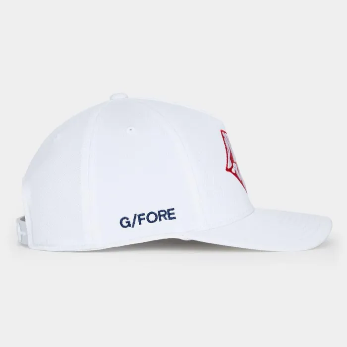 Men GFORE White Pickled Again Snapback Golf Hats