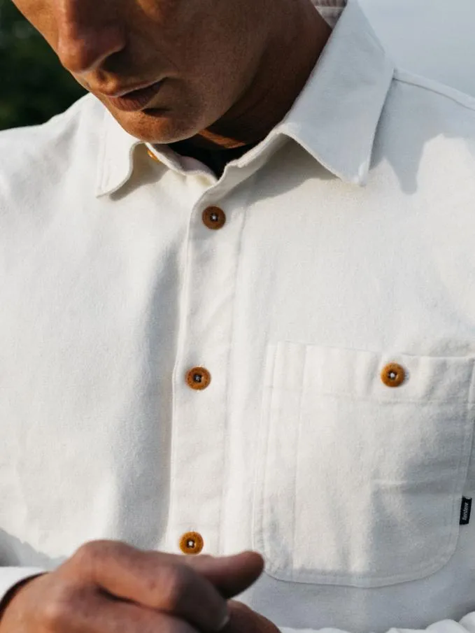 Men Gylly Shirt Ecru Finisterre Shirts