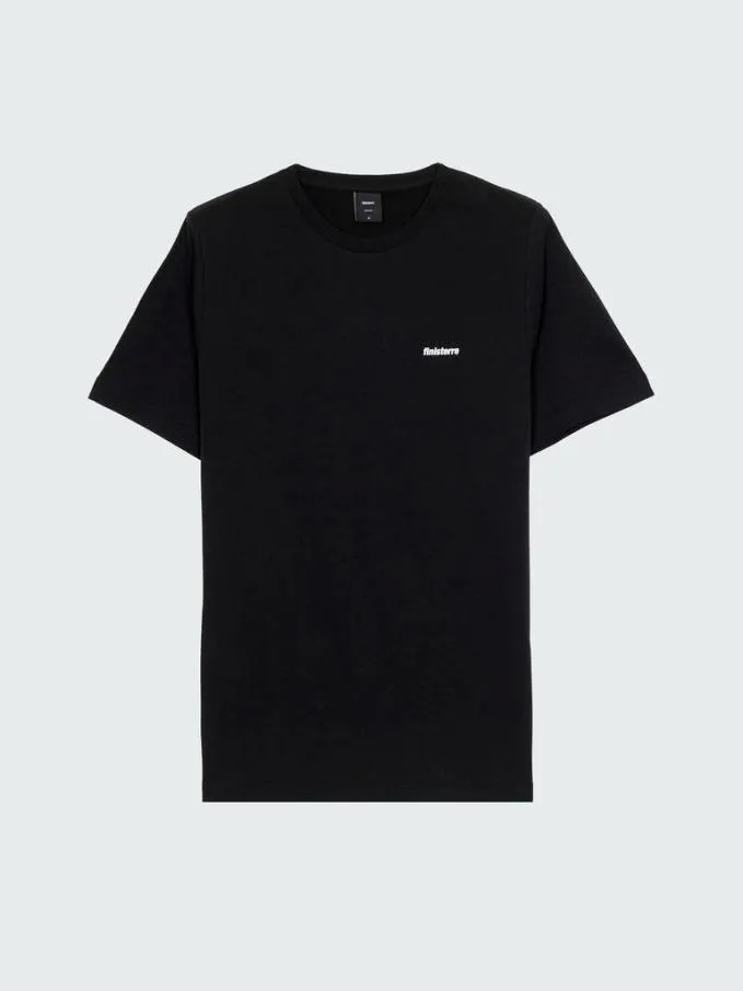 Men Harlyn Logo TShirt Black Finisterre TShirts
