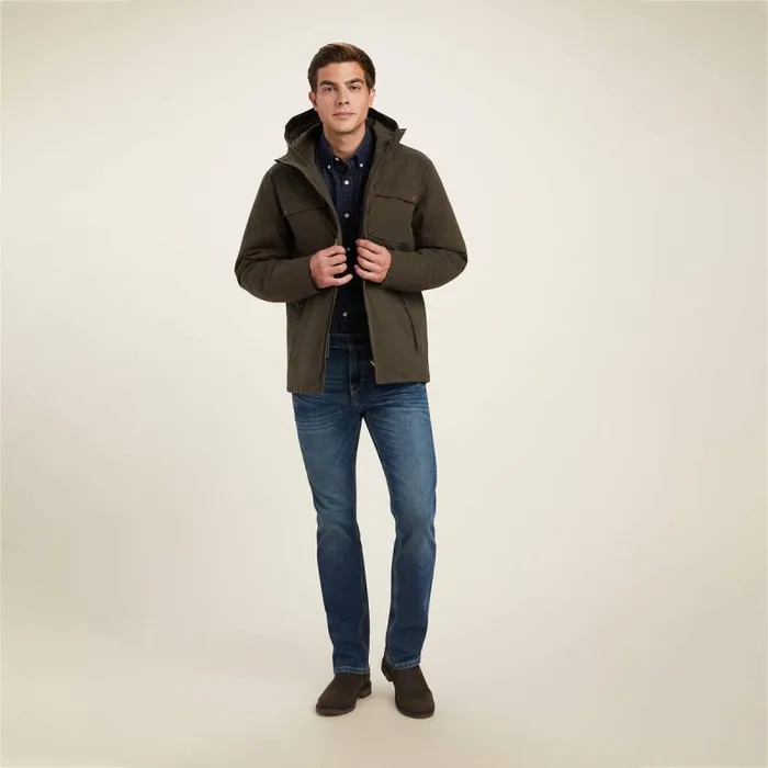 Men Jackets and Vests Ariat Argentium Parka Earth Men Jackets and Vests Ariat Argentium Parka Earth