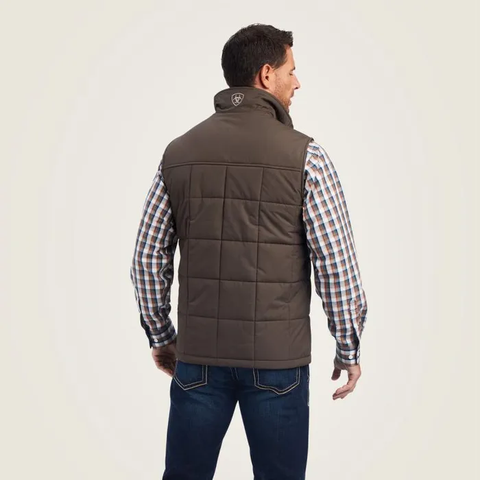 Men Jackets and Vests Ariat Crius Insulated Vest Banyan Bark