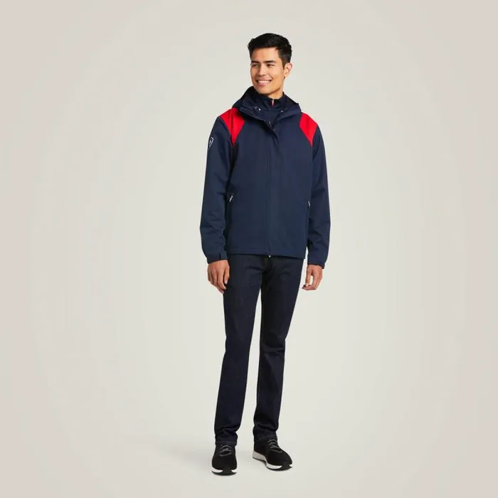 Men Jackets and Vests Ariat Spectator Waterproof Jacket Team