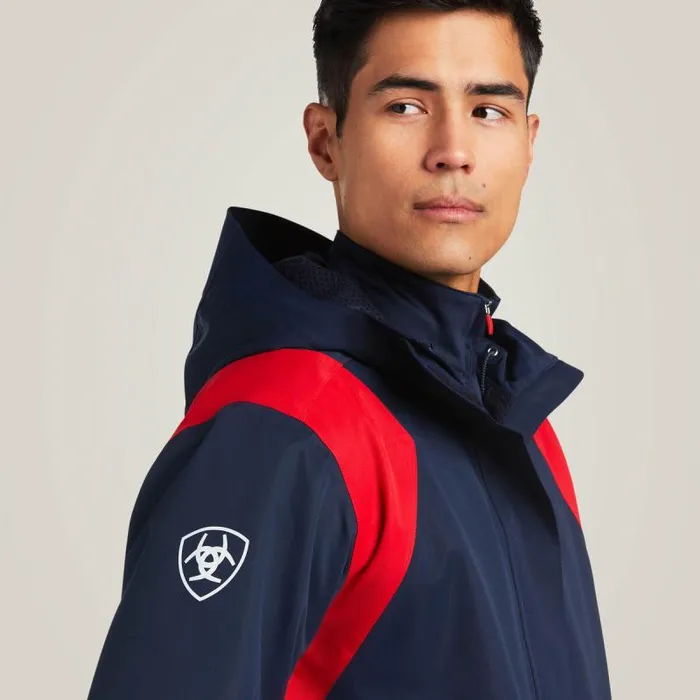 Men Jackets and Vests Ariat Spectator Waterproof Jacket Team