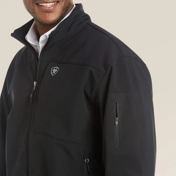 Men Jackets and Vests Ariat Vernon 20 Softshell Jacket Black Men Jackets and Vests Ariat Vernon 20 Softshell Jacket Black