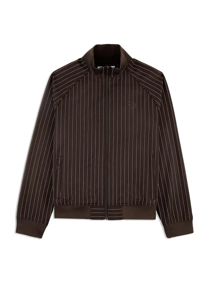 Men Jackets Sergio Tacchini Gessato Suiting Track Jacket Java