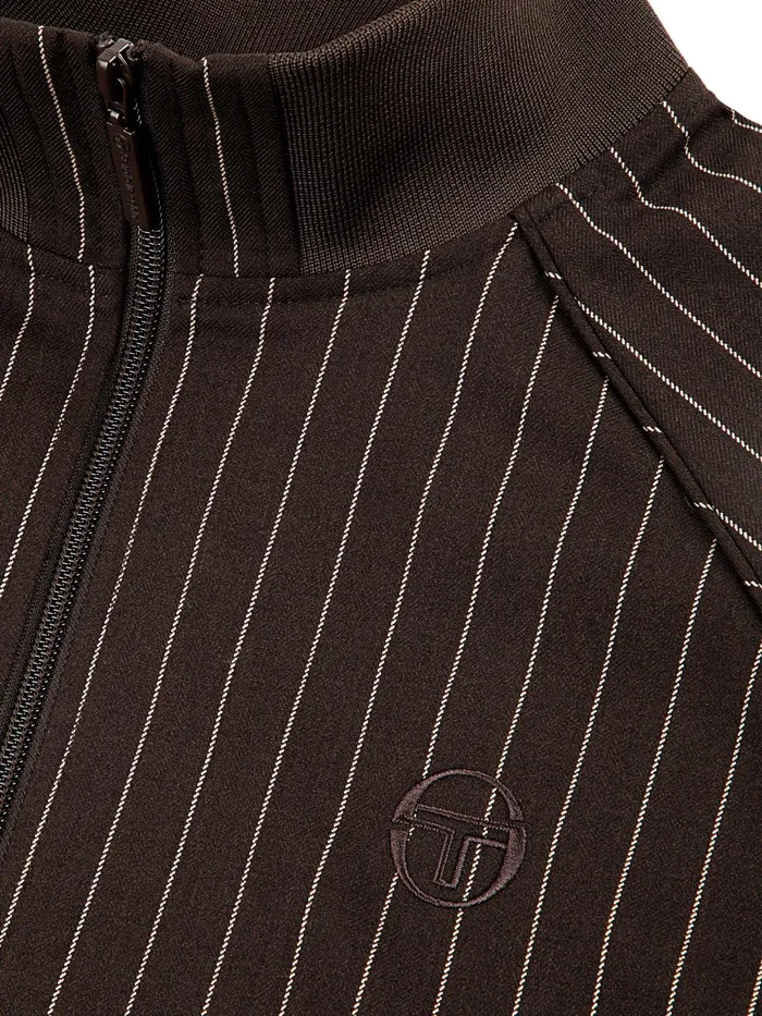Men Jackets Sergio Tacchini Gessato Suiting Track Jacket Java