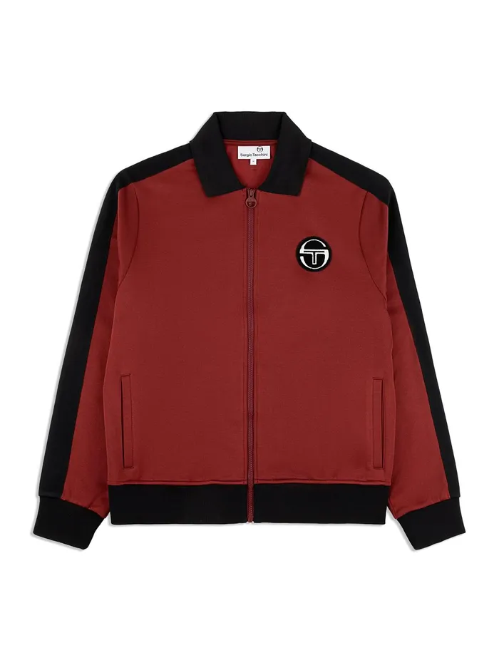 Men Jackets Sergio Tacchini Monte Track Jacket Archivio Merlot