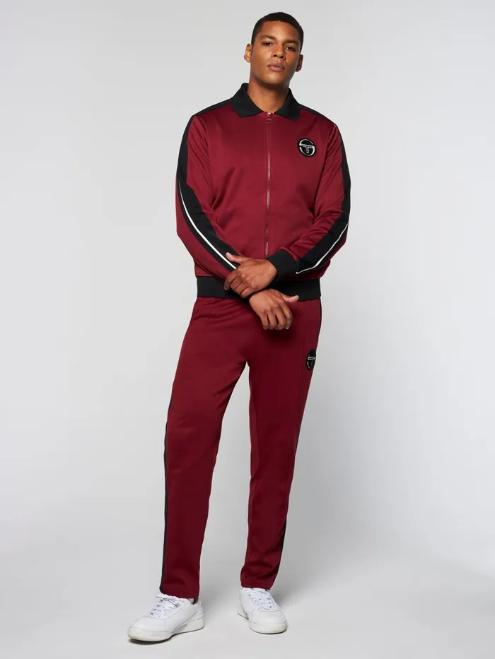 Men Jackets Sergio Tacchini Monte Track Jacket Archivio Merlot