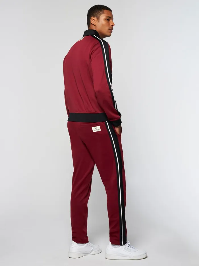 Men Jackets Sergio Tacchini Monte Track Jacket Archivio Merlot