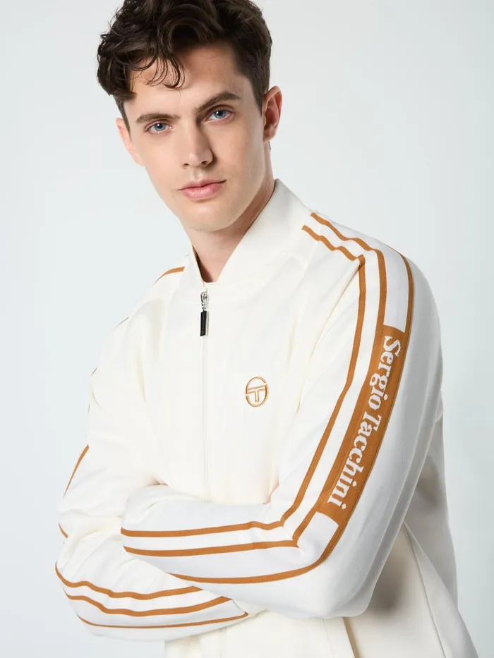 Men Jackets Sergio Tacchini Pereto Track Jacket Gardenia