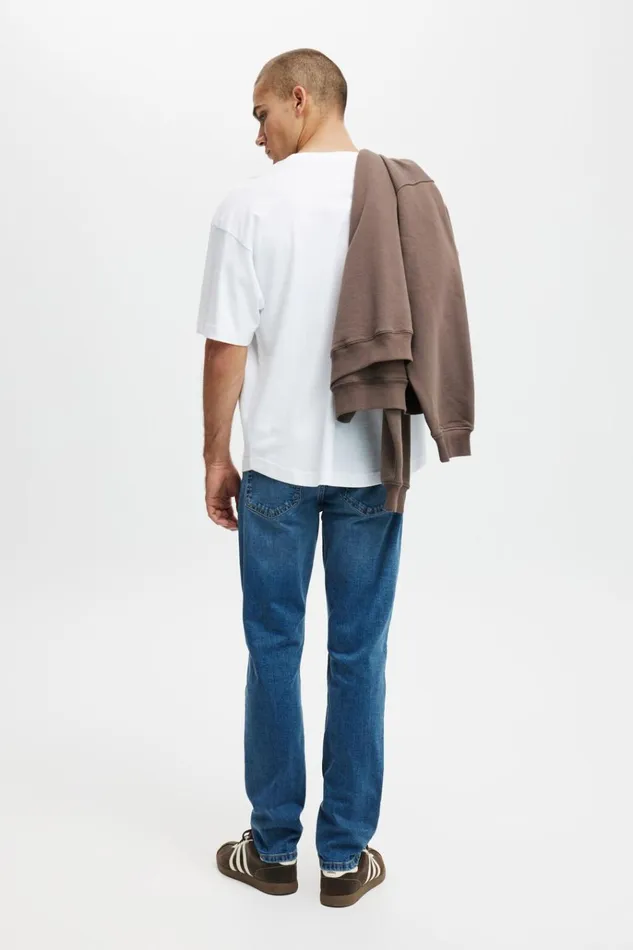 Men Jeans Cotton On Slim Tapered Jean Monolith Blue Men Jeans Cotton On Slim Tapered Jean Monolith Blue
