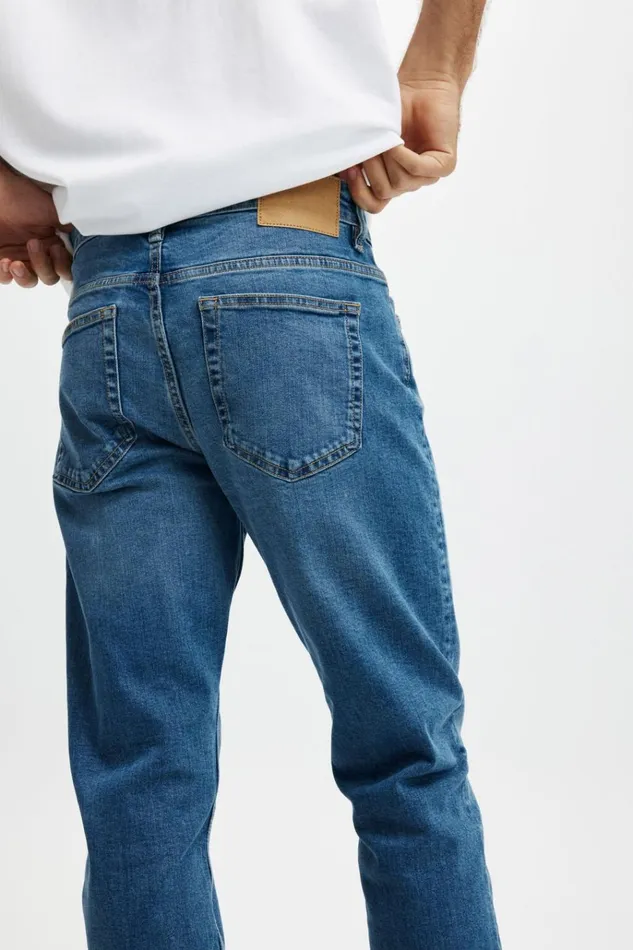 Men Jeans Cotton On Slim Tapered Jean Monolith Blue Men Jeans Cotton On Slim Tapered Jean Monolith Blue