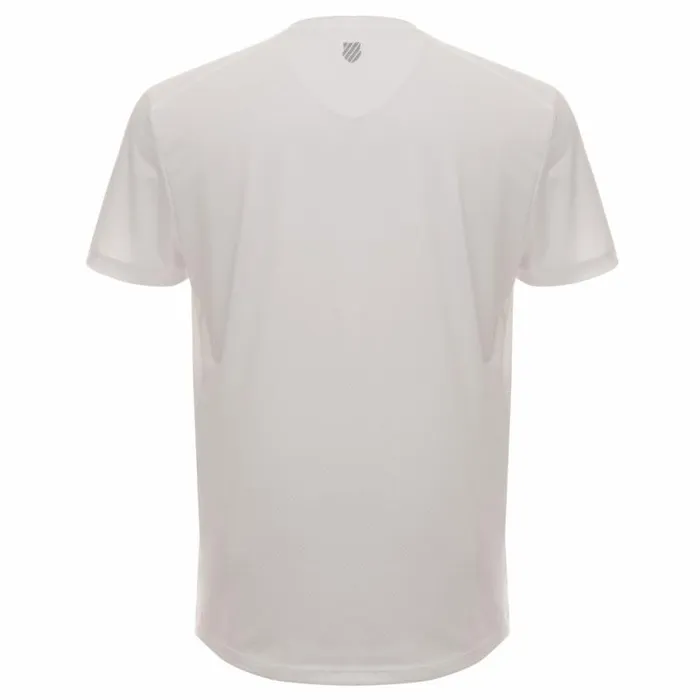Men KSwiss TShirts and Tops ELECTRIC LOGO SS White