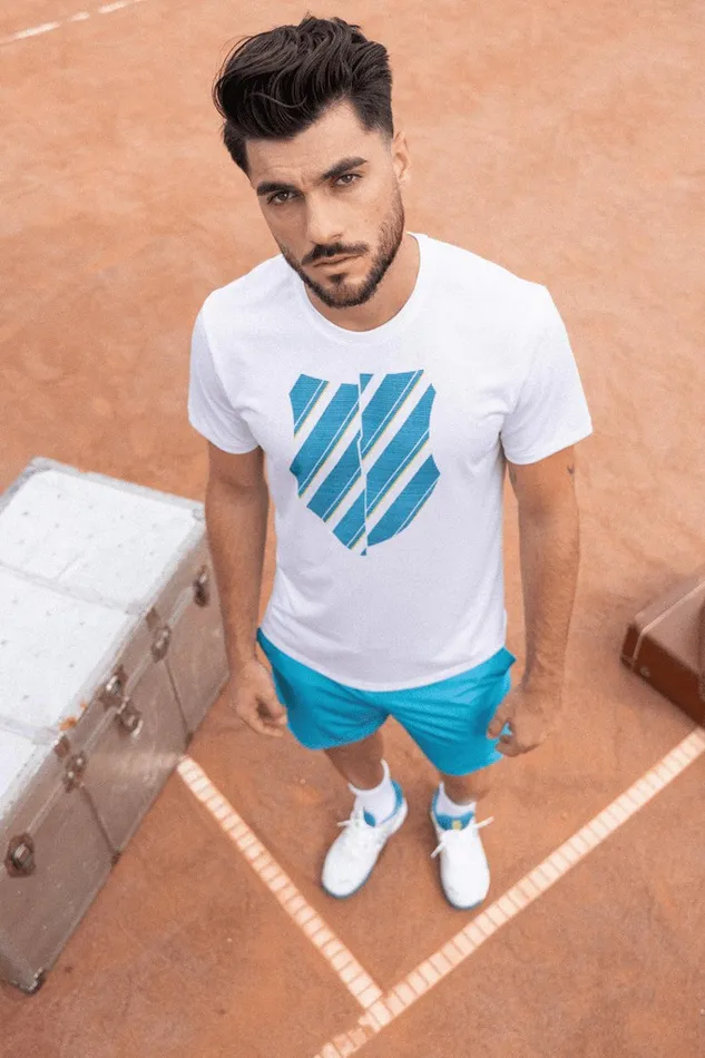 Men KSwiss TShirts and Tops ELECTRIC LOGO SS White