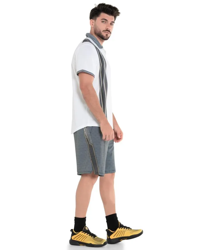Men KSwiss TShirts and Tops VERTICAL POLO SS White