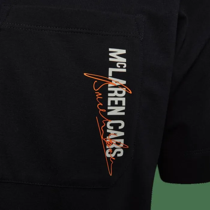 Men KSwiss Tennis and Pickleball MCLAREN CARS POCKET TEE Black