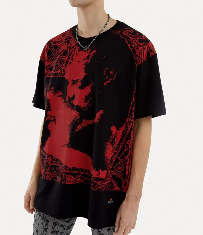 Men Kiss Oversized Tshirt Black Vivienne Westwood TShirts And Polos Men Kiss Oversized Tshirt Black Vivienne Westwood TShirts And Polos