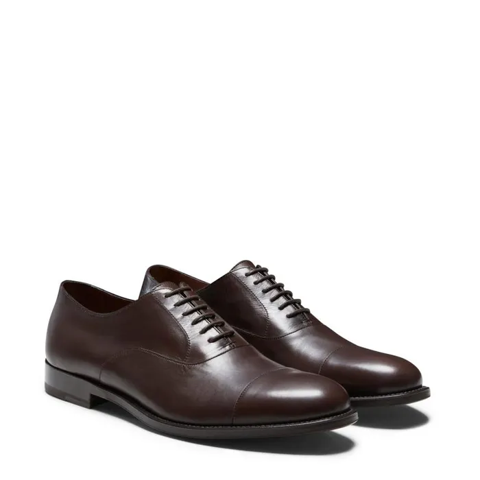 Men Leather LaceUp Shoe Brown Fratelli Rossetti LaceUp Shoes Men Leather LaceUp Shoe Brown Fratelli Rossetti LaceUp Shoes