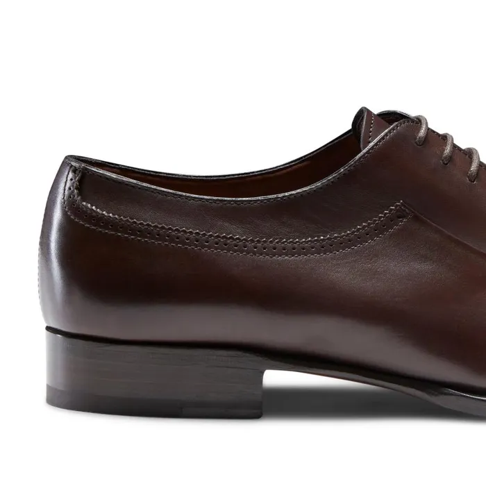 Men Leather LaceUp Shoe Mahogany Fratelli Rossetti LaceUp Shoes