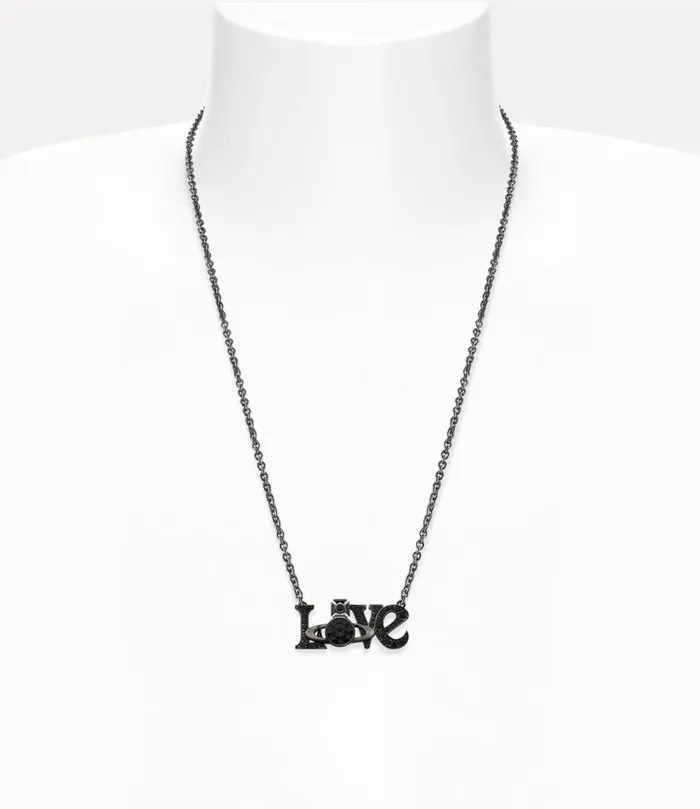 Men Man Roderico Pendant Necklace Rutheniumblackcz Vivienne Westwood Classic Styles