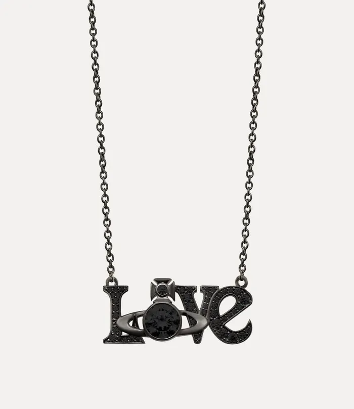 Men Man Roderico Pendant Necklace Rutheniumblackcz Vivienne Westwood Classic Styles Men Man Roderico Pendant Necklace Rutheniumblackcz Vivienne Westwood Classic Styles