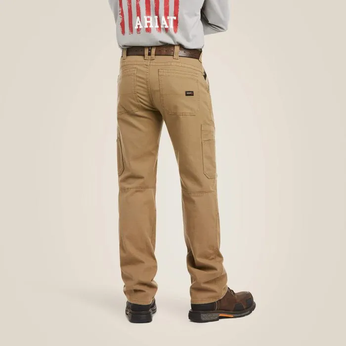 Men Pants and Shorts Ariat FR M5 Stretch DuraLight Canvas Stackable Straight Leg Pant Field Khaki Men Pants and Shorts Ariat FR M5 Stretch DuraLight Canvas Stackable Straight Leg Pant Field Khaki