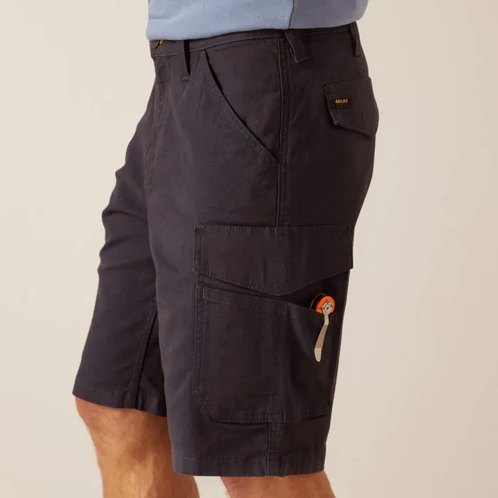 Men Pants and Shorts Ariat Rebar DuraStretch Made Tough Cargo 11034 Short Charcoal Men Pants and Shorts Ariat Rebar DuraStretch Made Tough Cargo 11034 Short Charcoal