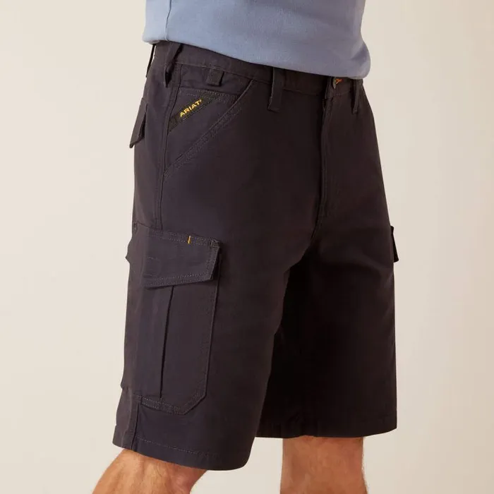 Men Pants and Shorts Ariat Rebar DuraStretch Made Tough Cargo 11034 Short Charcoal Men Pants and Shorts Ariat Rebar DuraStretch Made Tough Cargo 11034 Short Charcoal