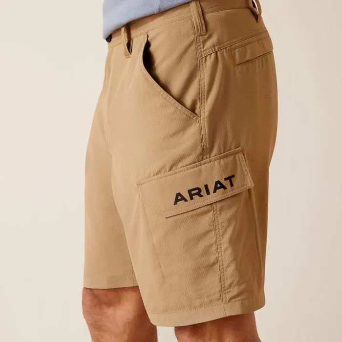 Men Pants and Shorts Ariat Rebar WorkFlow Ultralight Short Field Khaki Men Pants and Shorts Ariat Rebar WorkFlow Ultralight Short Field Khaki
