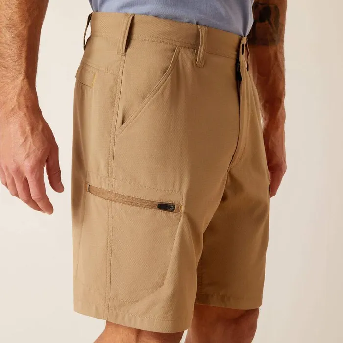 Men Pants and Shorts Ariat Rebar WorkFlow Ultralight Short Field Khaki Men Pants and Shorts Ariat Rebar WorkFlow Ultralight Short Field Khaki