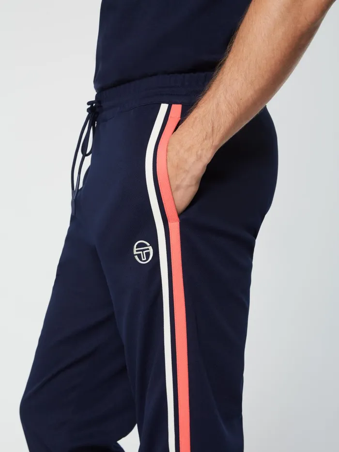 Men Pants And Sweatpants Sergio Tacchini Damarindo Track Pant Archivio Gardenia Maritime Blue