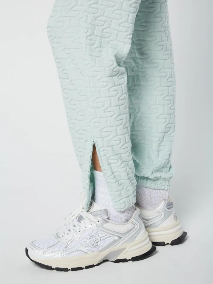 Men Pants And Sweatpants Sergio Tacchini Livata Monogram Track Pant Surf Spray