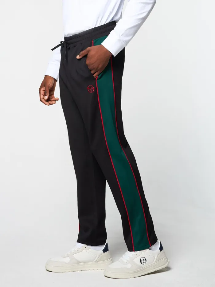 Men Pants And Sweatpants Sergio Tacchini Melfi Diver Track Pant Black Beauty